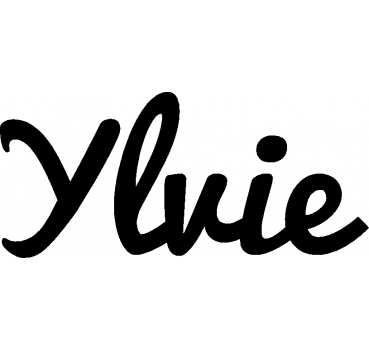 Ylvie - Schriftzug aus Buchenholz