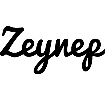 Zeynep - Schriftzug aus Buchenholz