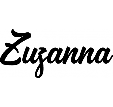Zuzanna - Schriftzug aus Buchenholz