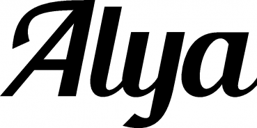 Alya - Schriftzug aus Eichenholz