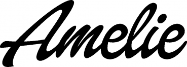 Amelie - Schriftzug aus Eichenholz