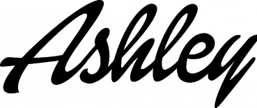 Ashley - Schriftzug aus Eichenholz