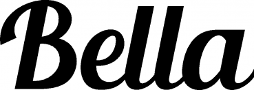 Bella - Schriftzug aus Eichenholz