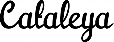Cataleya - Schriftzug aus Eichenholz