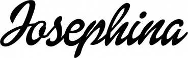 Josephina - Schriftzug aus Eichenholz