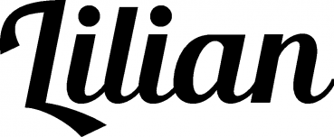 Lilian - Schriftzug aus Eichenholz