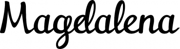 Magdalena - Schriftzug aus Eichenholz