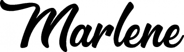 Marlene - Schriftzug aus Eichenholz