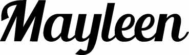 Mayleen - Schriftzug aus Eichenholz