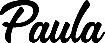 Paula - Schriftzug aus Eichenholz