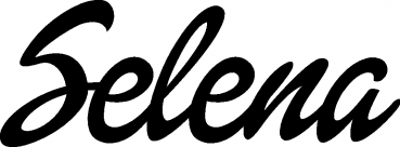 Selena - Schriftzug aus Eichenholz