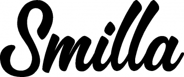 Smilla - Schriftzug aus Eichenholz