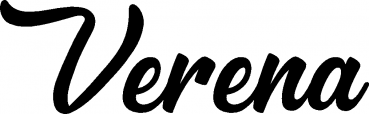 Verena - Schriftzug aus Eichenholz