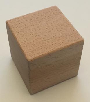 Holzwürfel Buche 45x45mm
