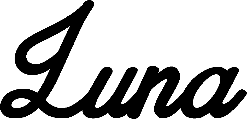 Schipbreuk Besmettelijke ziekte voelen Luna - Schriftzug aus Buchenholz | Casa Hardy Holzdesign
