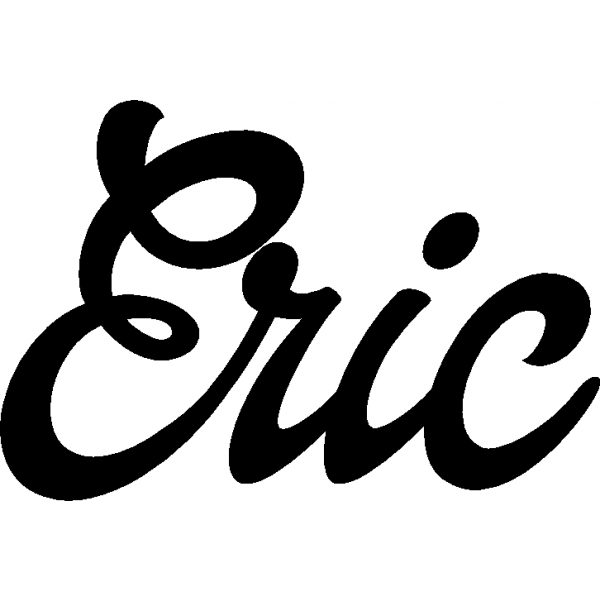 Eric - Schriftzug aus Birke-Sperrholz