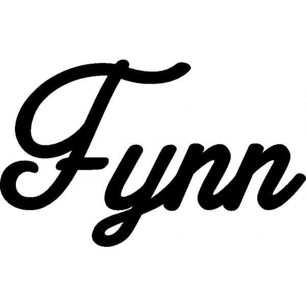 Fynn - Schriftzug aus Birke-Sperrholz