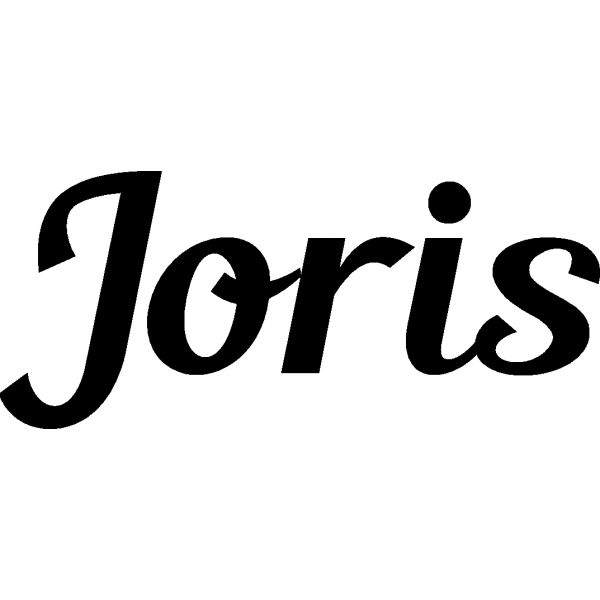 Joris - Schriftzug aus Birke-Sperrholz
