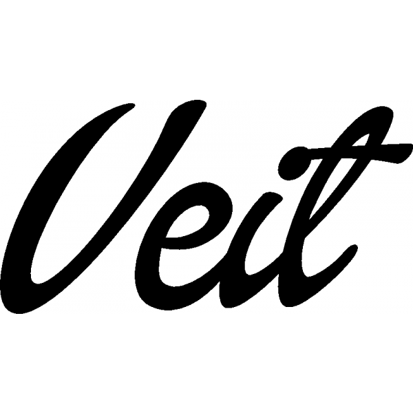 Veit - Schriftzug aus Birke-Sperrholz