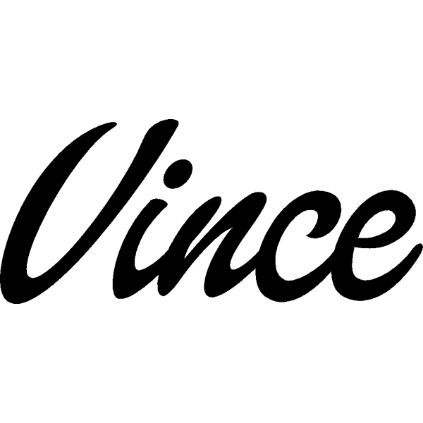 Vince - Schriftzug aus Birke-Sperrholz