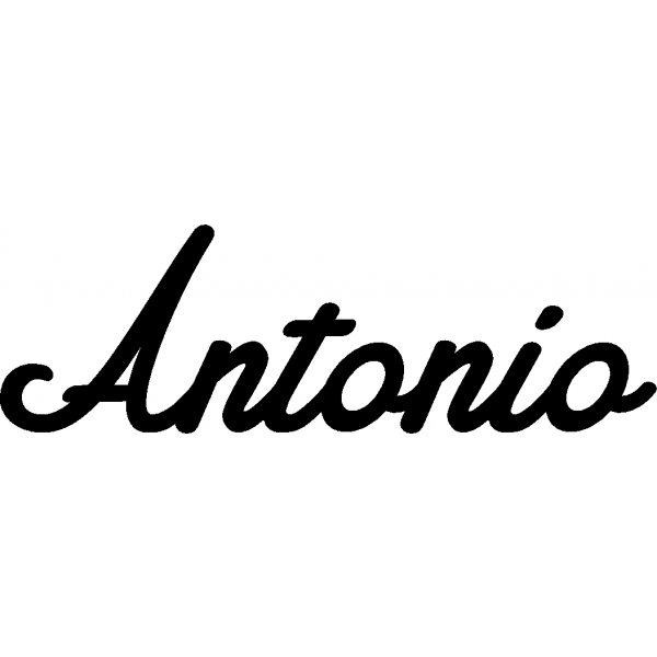 Antonio - Schriftzug aus Buchenholz