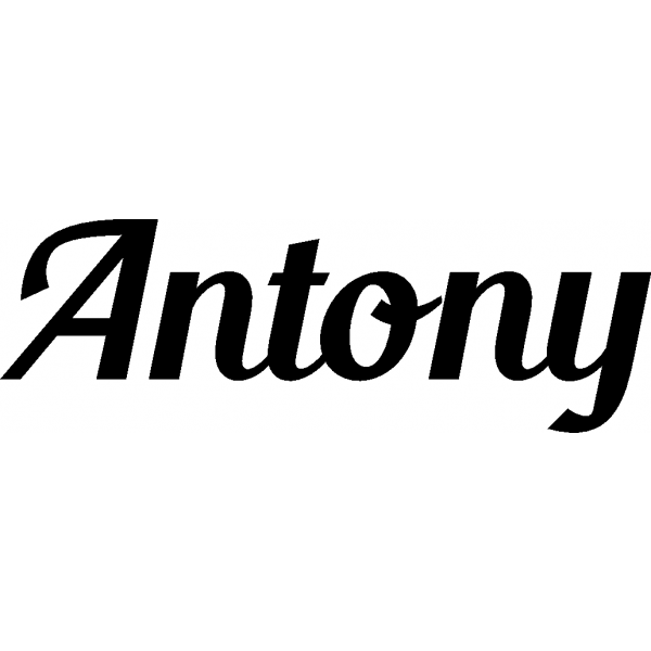 Antony - Schriftzug aus Buchenholz