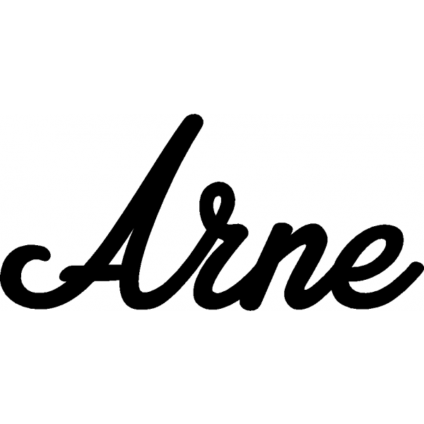 Arne - Schriftzug aus Buchenholz
