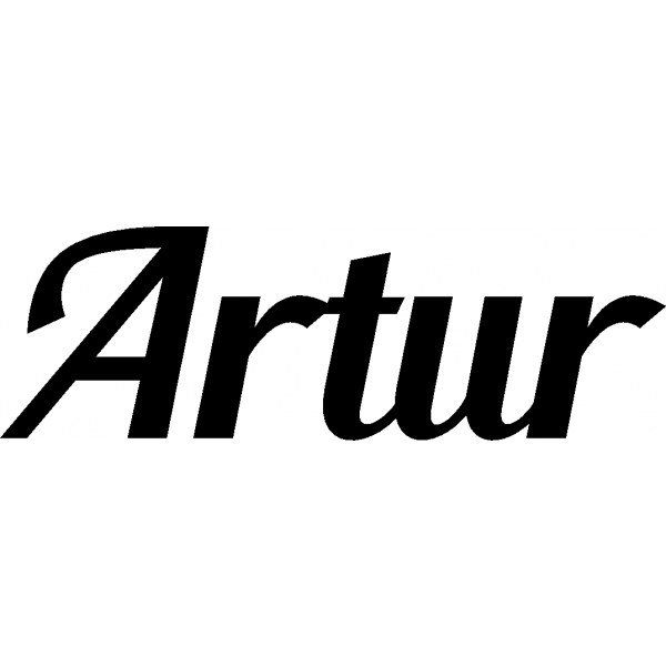 Artur - Schriftzug aus Buchenholz