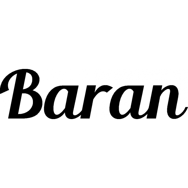 Baran - Schriftzug aus Buchenholz