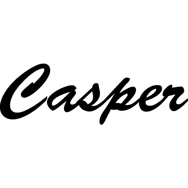Casper - Schriftzug aus Buchenholz