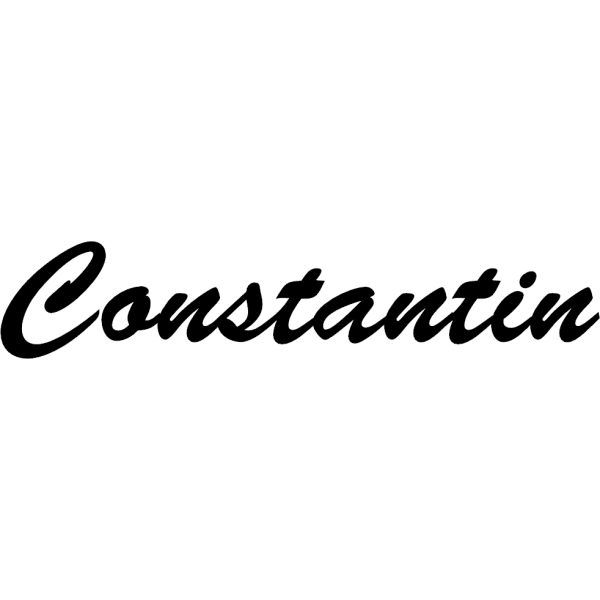 Constantin - Schriftzug aus Buchenholz