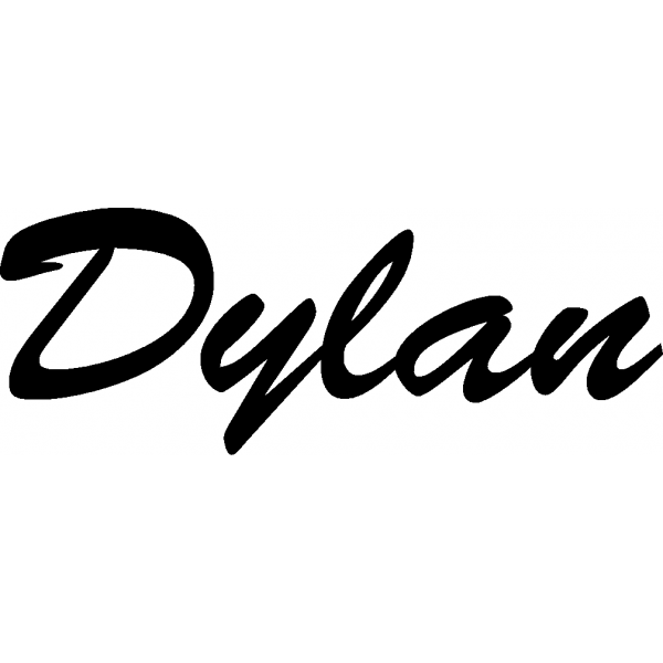 Dylan - Schriftzug aus Buchenholz