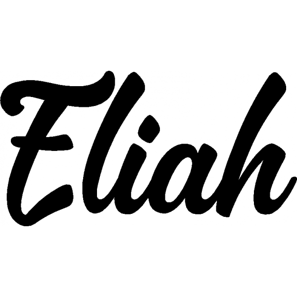 Eliah - Schriftzug aus Buchenholz