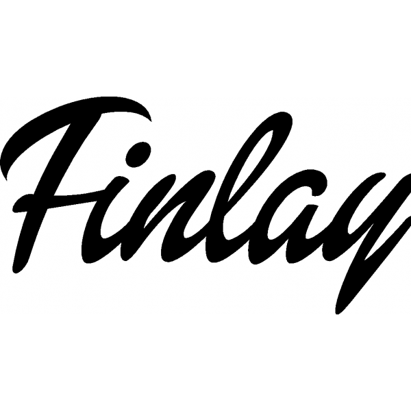 Finlay - Schriftzug aus Buchenholz