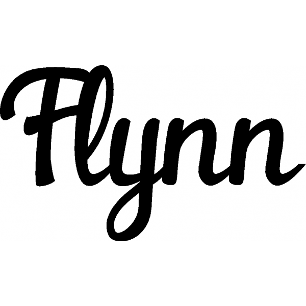 Flynn - Schriftzug aus Buchenholz