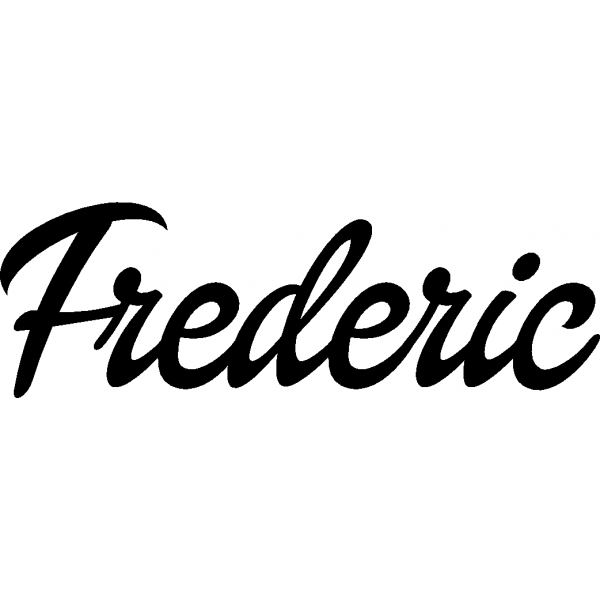 Frederic - Schriftzug aus Buchenholz