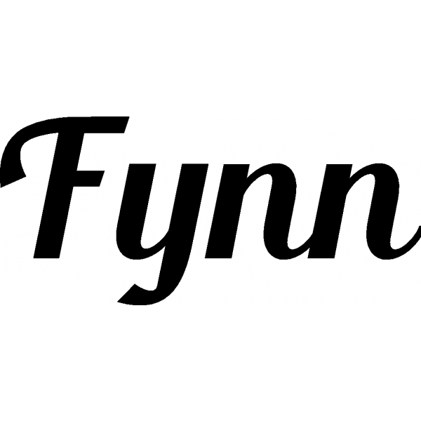 Fynn - Schriftzug aus Buchenholz