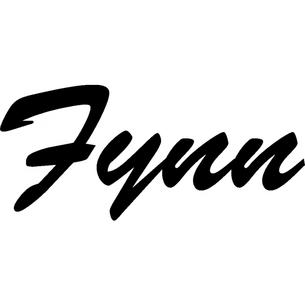 Fynn - Schriftzug aus Buchenholz