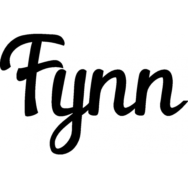 Fynn - Schriftzug aus Buchenholz