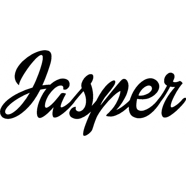 Jasper - Schriftzug aus Buchenholz