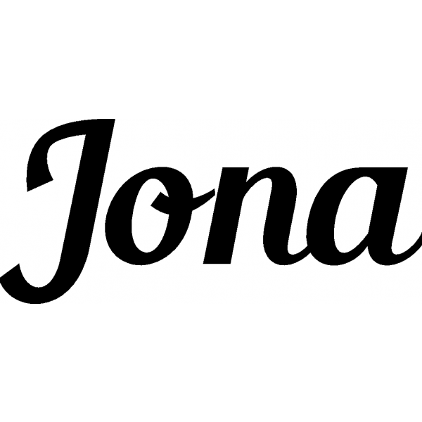 Jona - Schriftzug aus Buchenholz