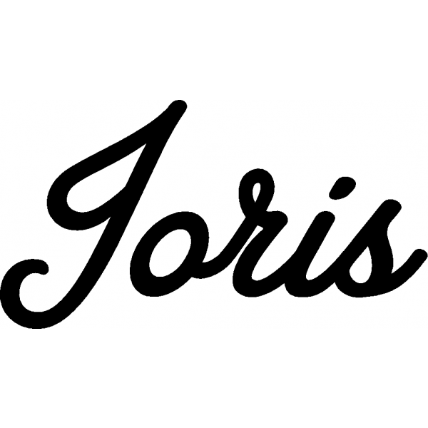Joris - Schriftzug aus Buchenholz