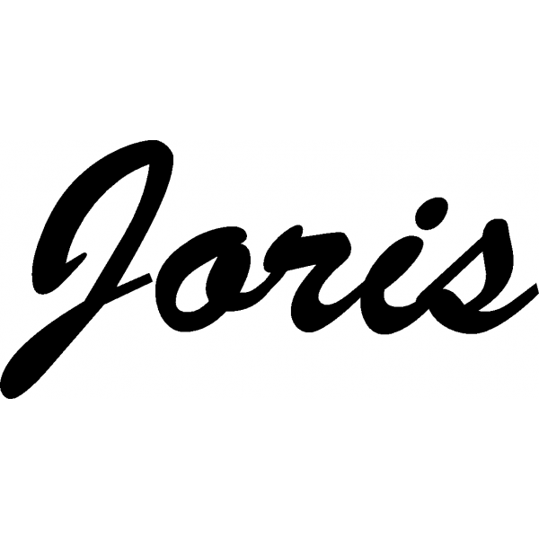 Joris - Schriftzug aus Buchenholz