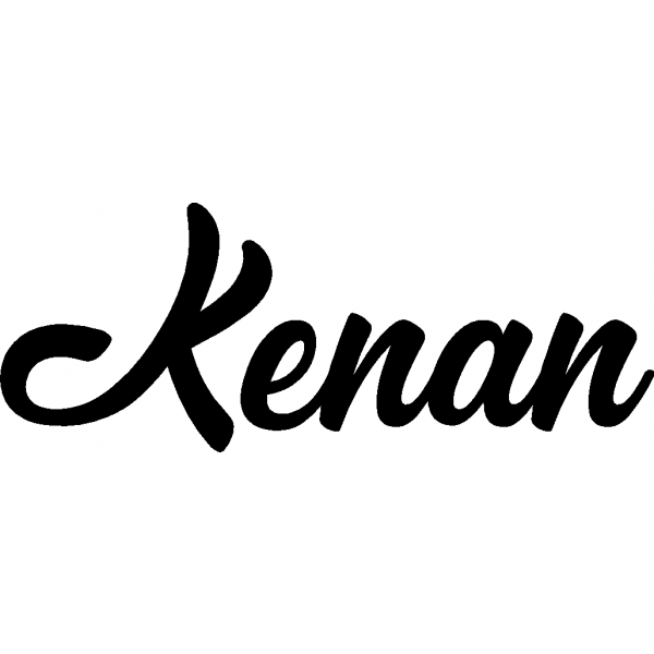 Kenan - Schriftzug aus Buchenholz