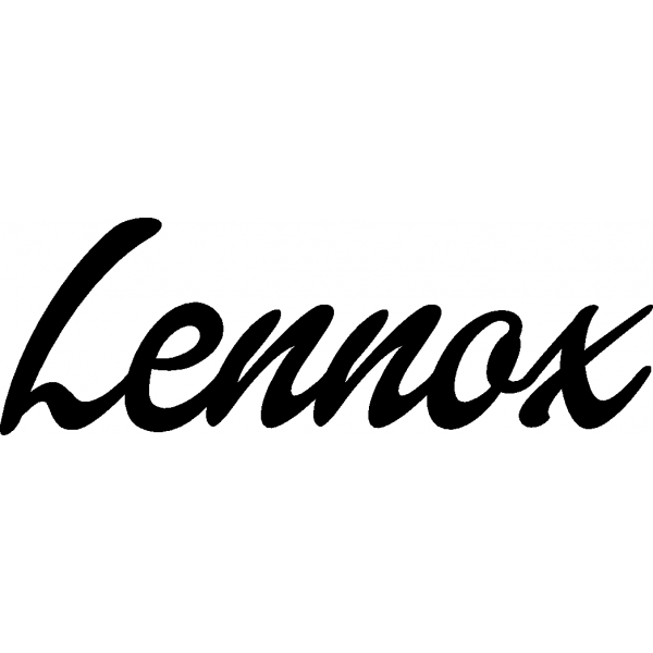 Lennox - Schriftzug aus Buchenholz