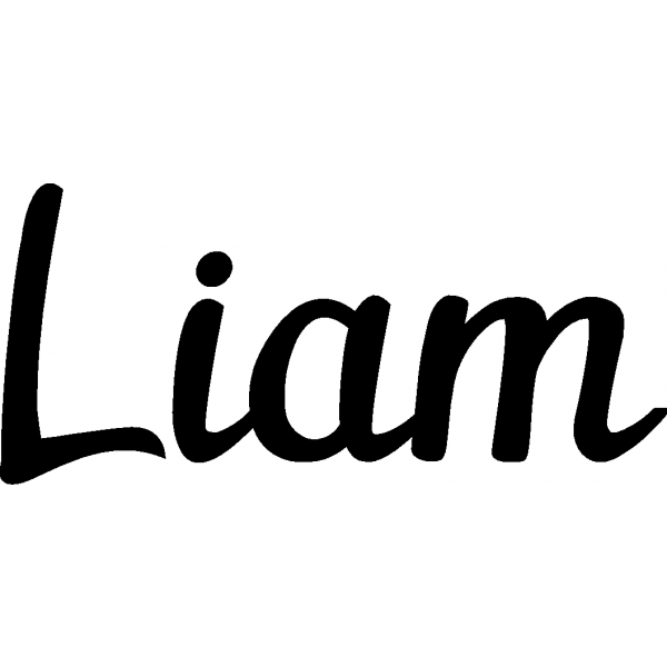 Liam - Schriftzug aus Buchenholz
