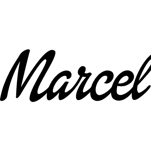 Marcel - Schriftzug aus Buchenholz