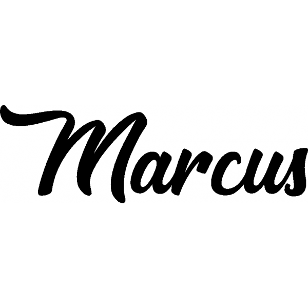 Marcus - Schriftzug aus Buchenholz