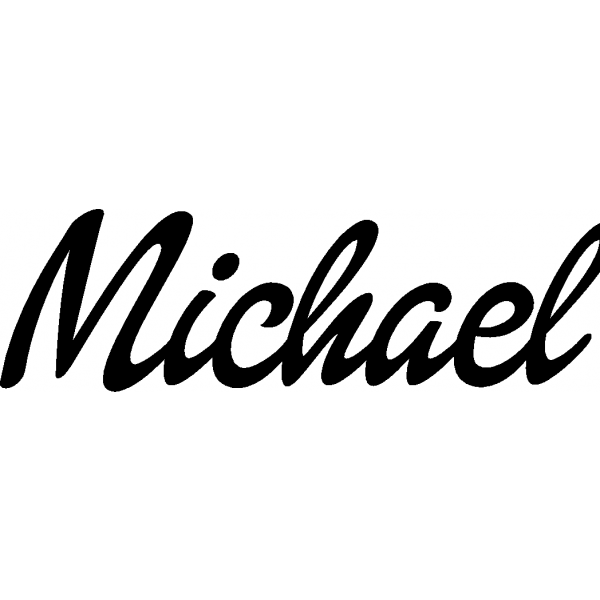 Michael - Schriftzug aus Buchenholz