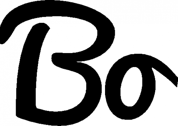 Bo - Schriftzug aus Eichenholz